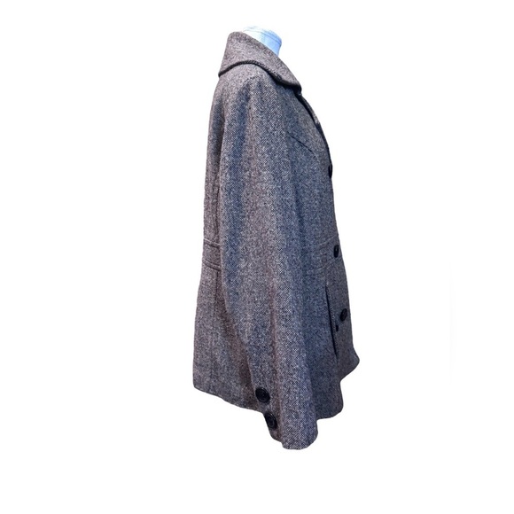 🤎Lane Bryant Tweed Double-Breasted Pea Coat (14/16) - Picture 11 of 12